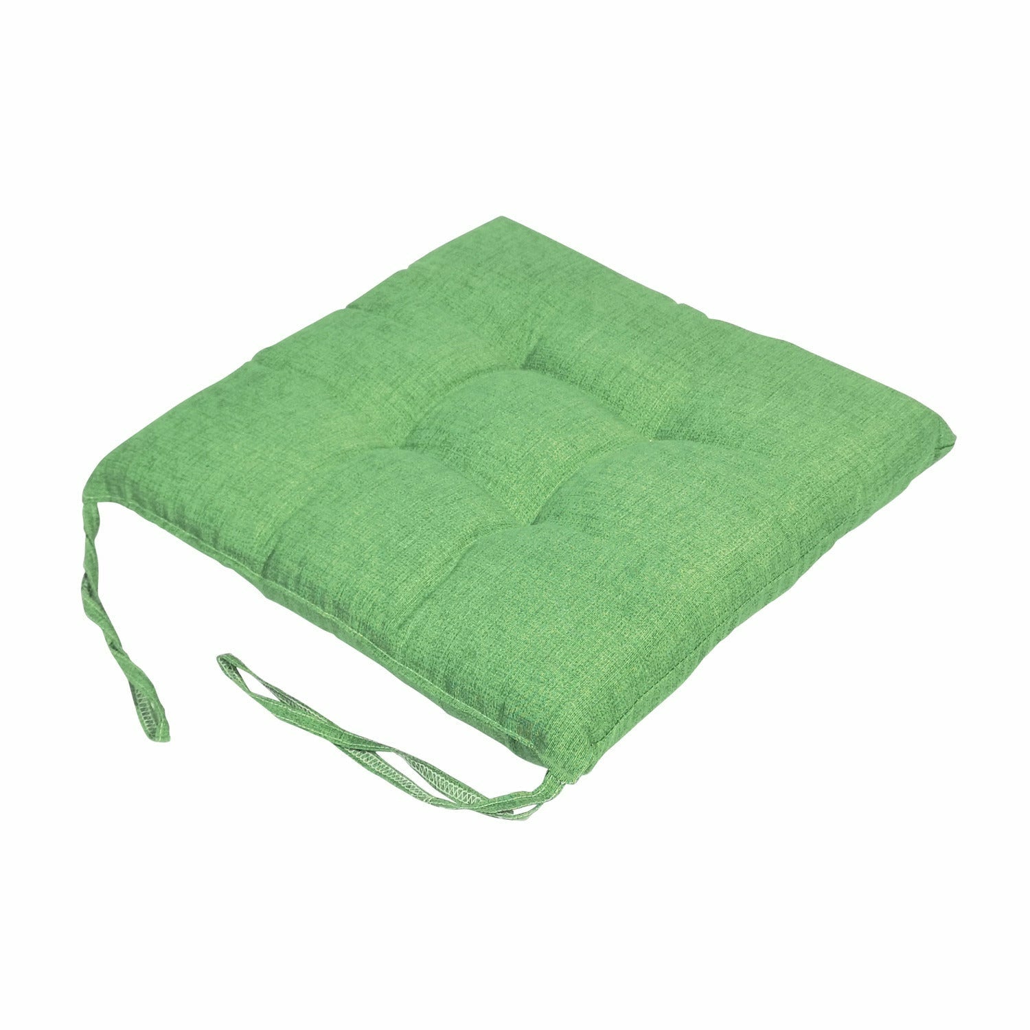 VESTIAMO CASA - Cuscino per sedia tinta unita Verde 40x40 cm